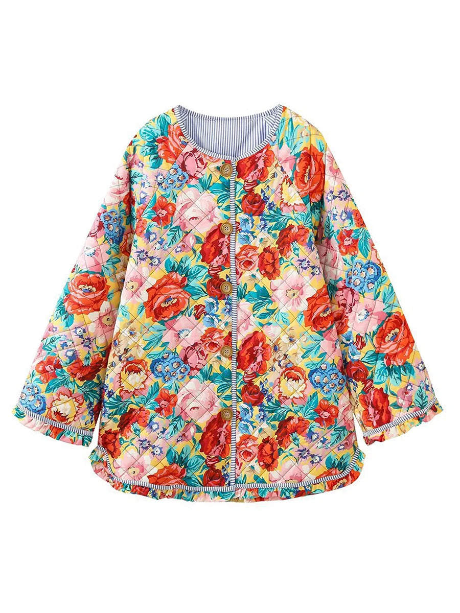 Jaqueta acolchoada Floral Belle