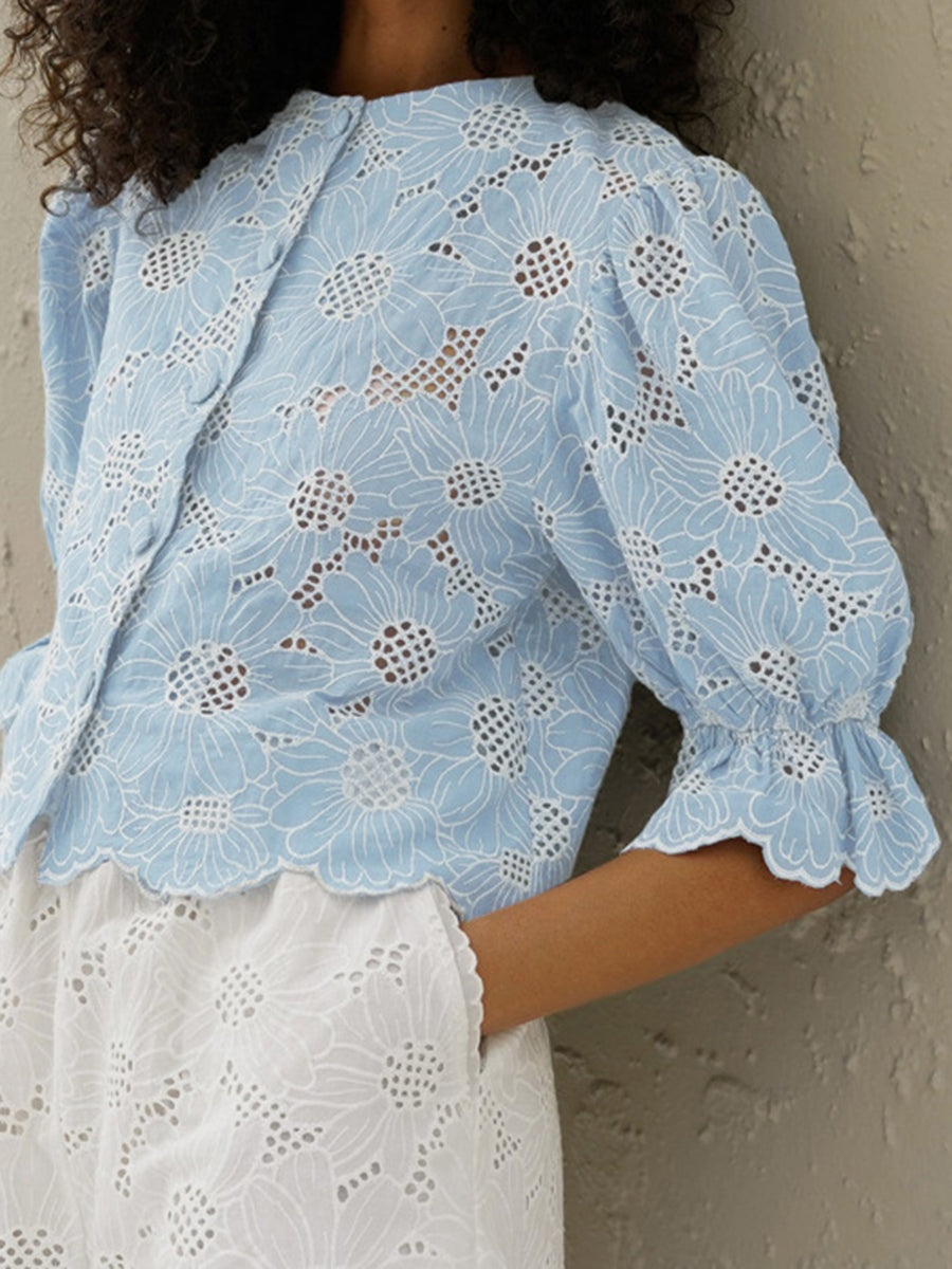 Blusa Feminina Azul