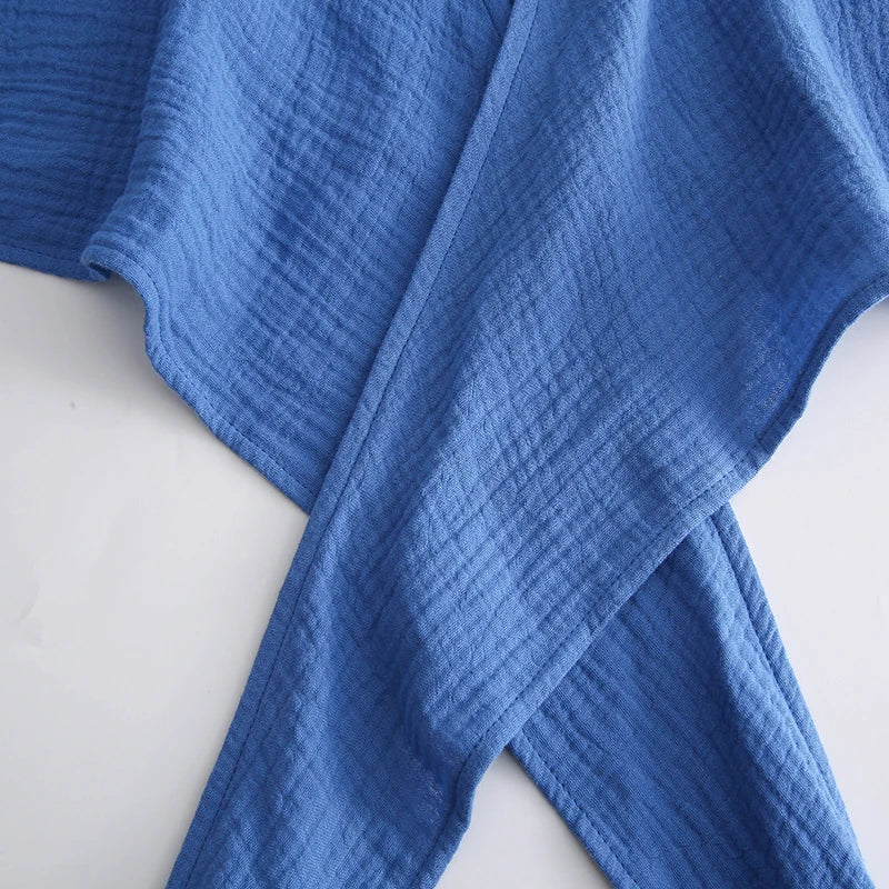 Blusa Feminina de Algodão com Amarração Elegante