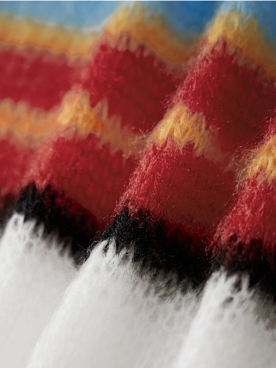 Cardigan Branco com Listras