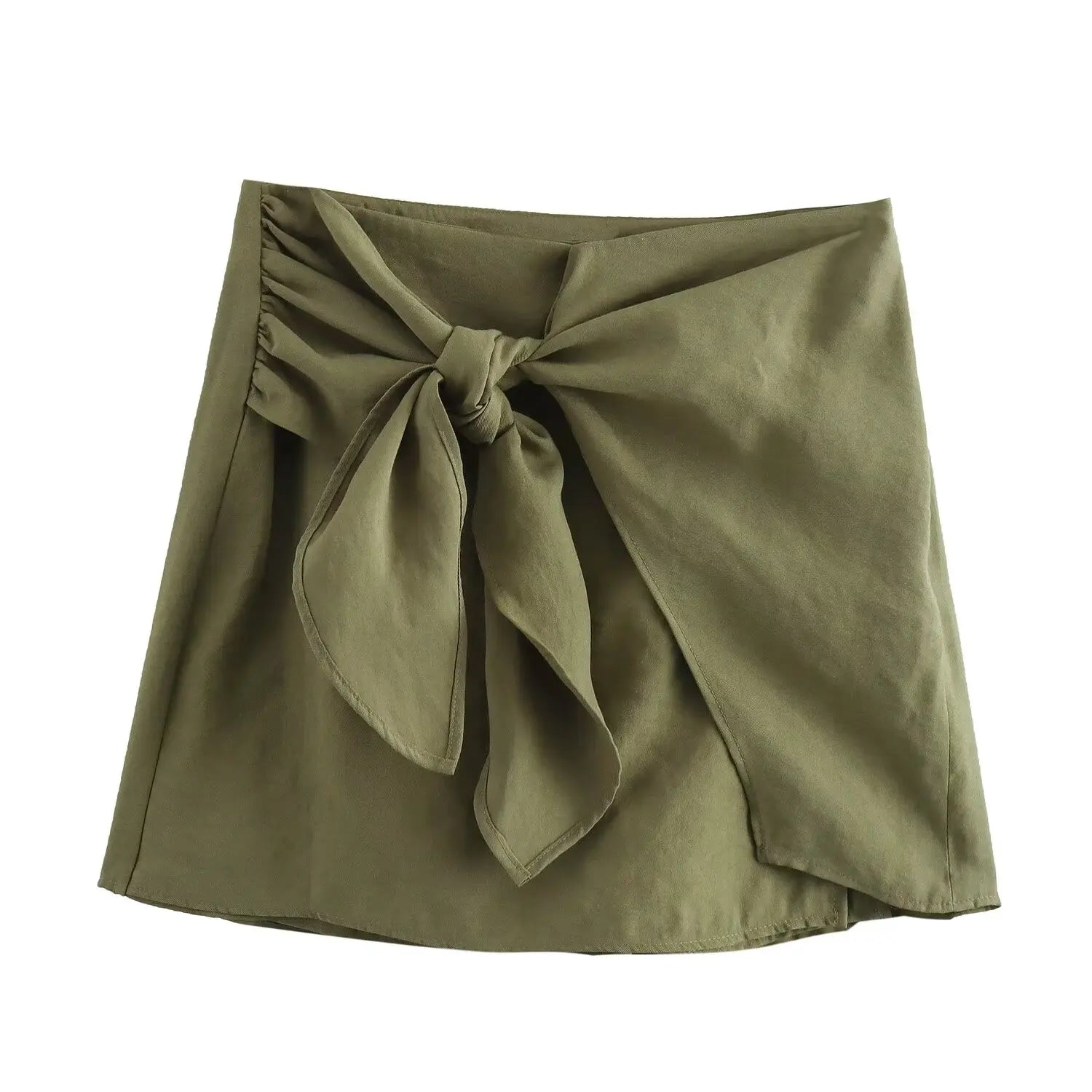 Shorts Saia Feminina com Laço Elegante