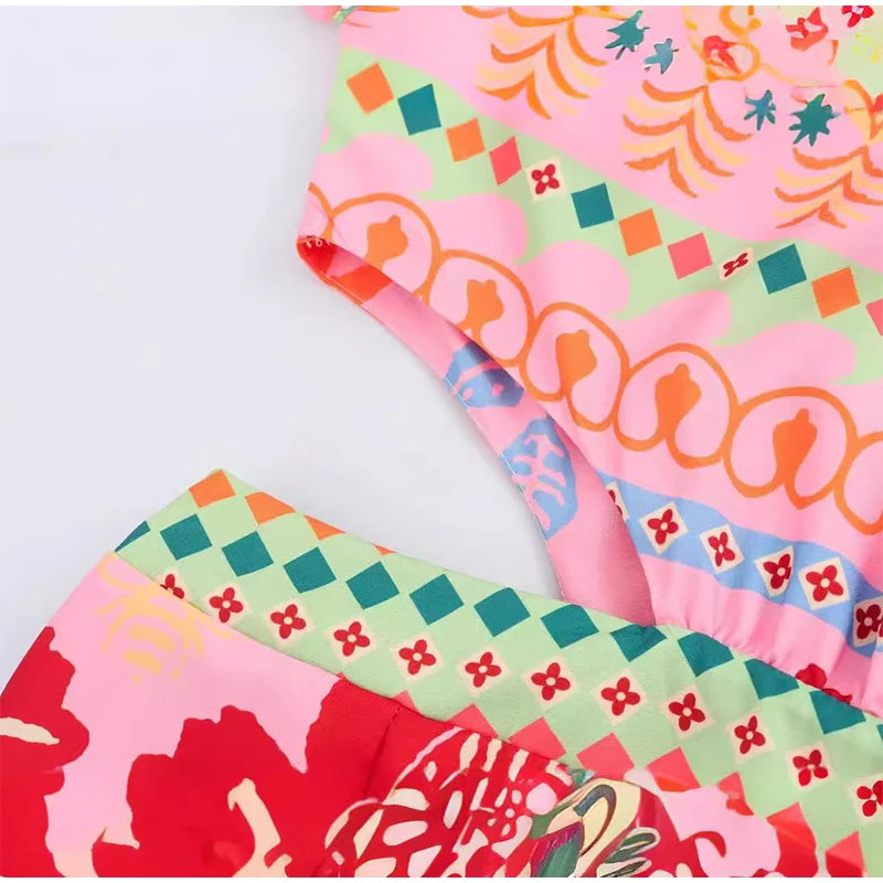 Vestido Midi Feminino de Ombro Único com Franjas