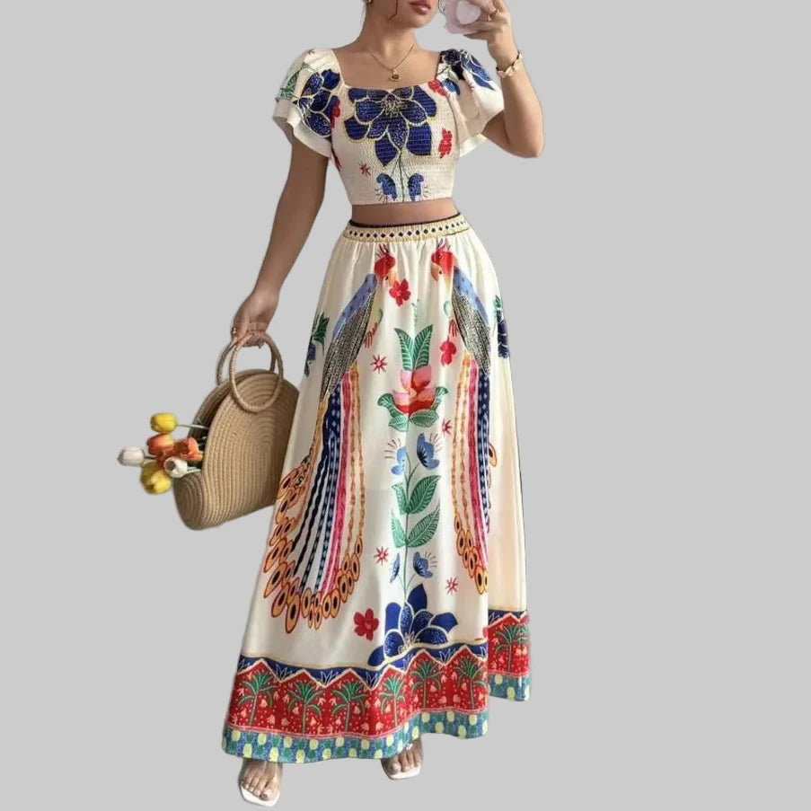 Conjunto saia e top Luna