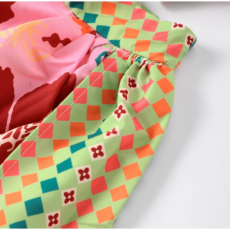 Vestido Midi Feminino de Ombro Único com Franjas