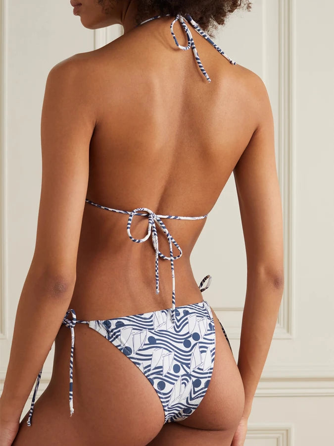 Conjunto Biquíni Floral com Saia Pareô