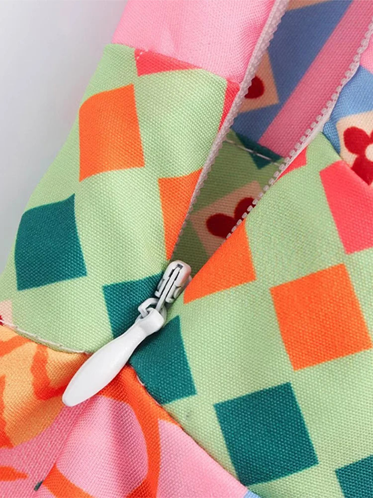 Vestido Midi Feminino de Ombro Único com Franjas