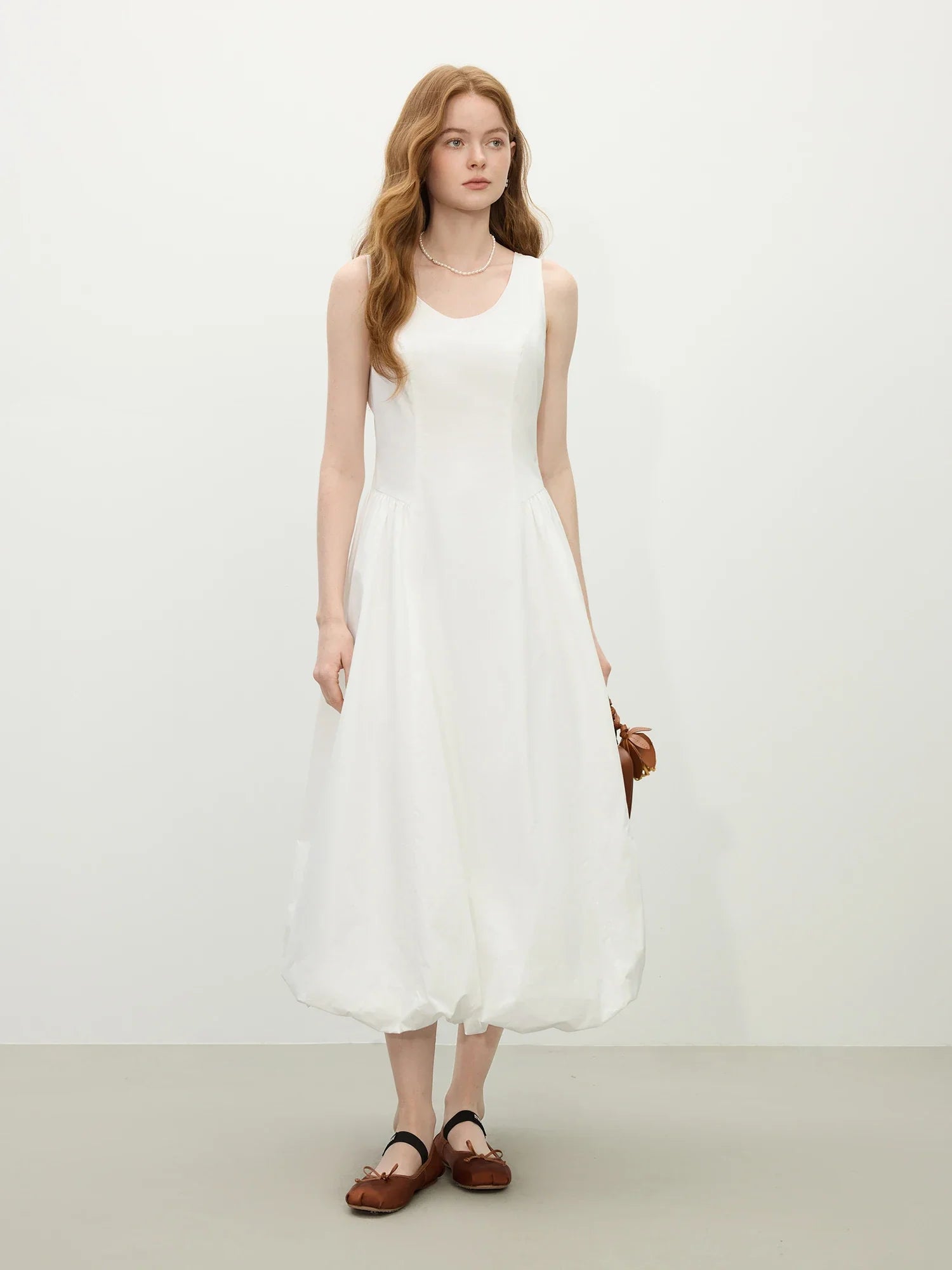 Vestido Longo Sem Mangas Chic