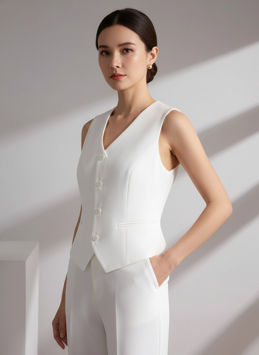 Colete Alfaiataria Colete Noir Blanc