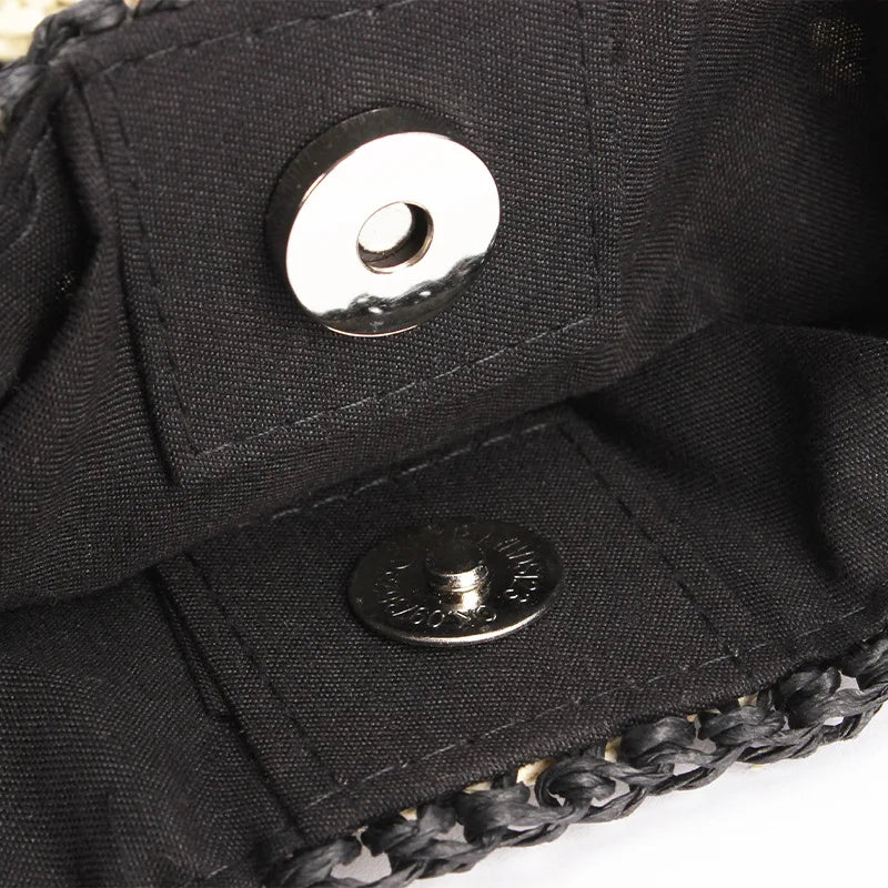 Bolsa tote de palha feminina grande capacidade vintage férias bolsa de ombro tudo casual bolsa designer oco verão praia saco