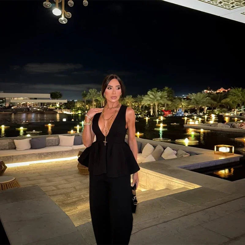 Conjunto de Alfaiataria Elegante Glamour Sexy