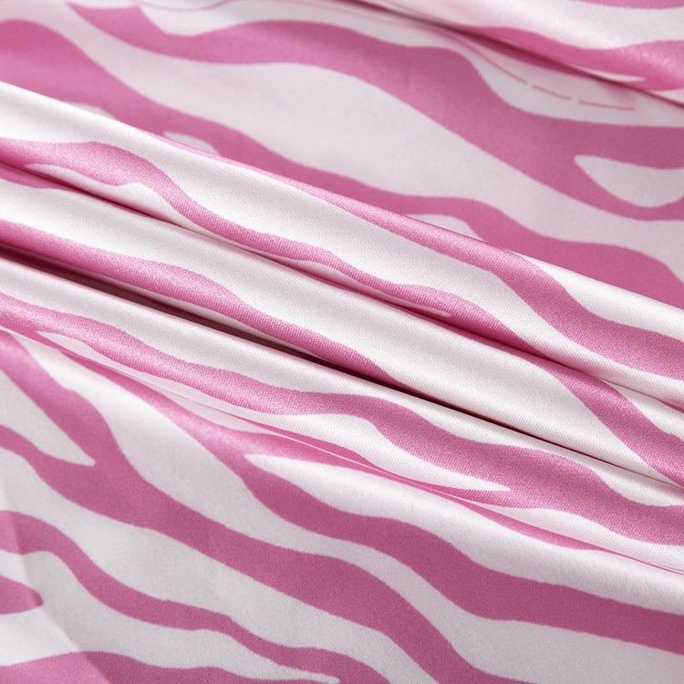 Saia Midi Bodycon Cintura Alta Estampa Animal Print