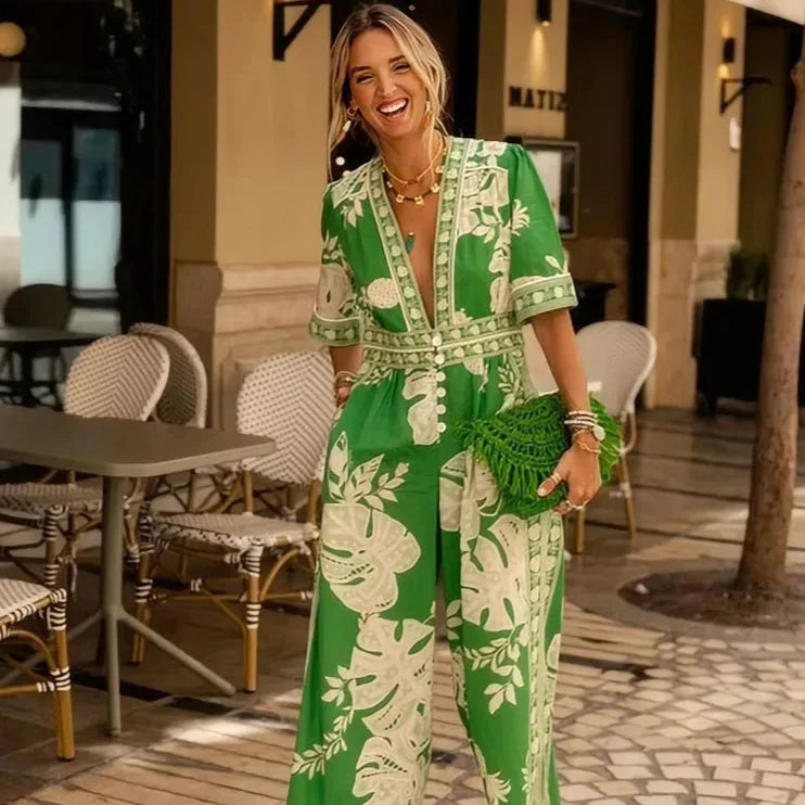 Macacão Feminino Floral Garden
