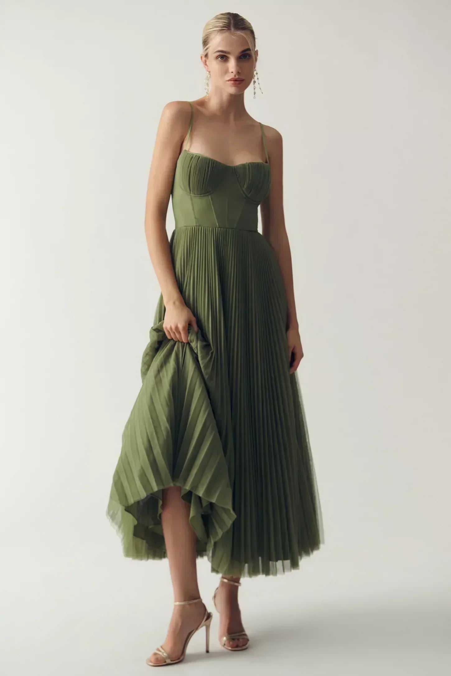 Vestido Maxi Vert - Estilo elegante com charme francês