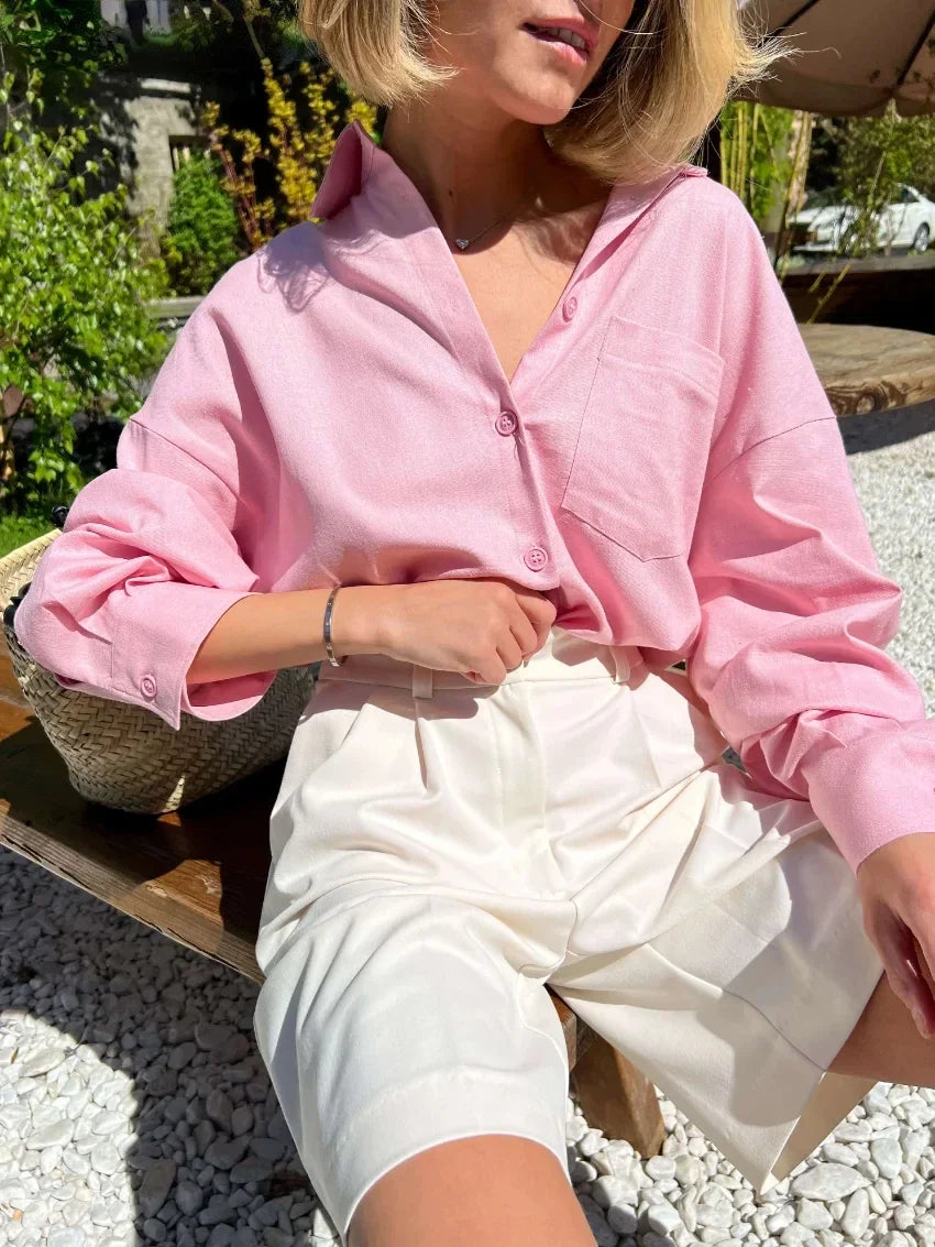 Short Feminino de Cintura Alta Elegante