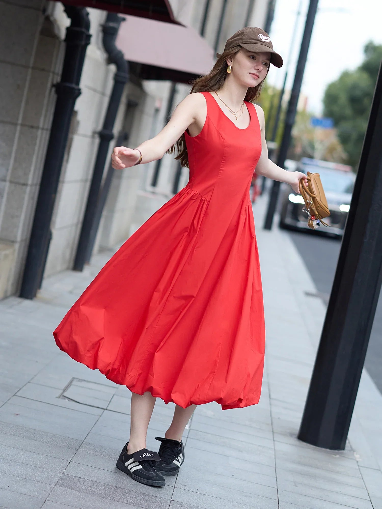 Vestido Longo Sem Mangas Chic