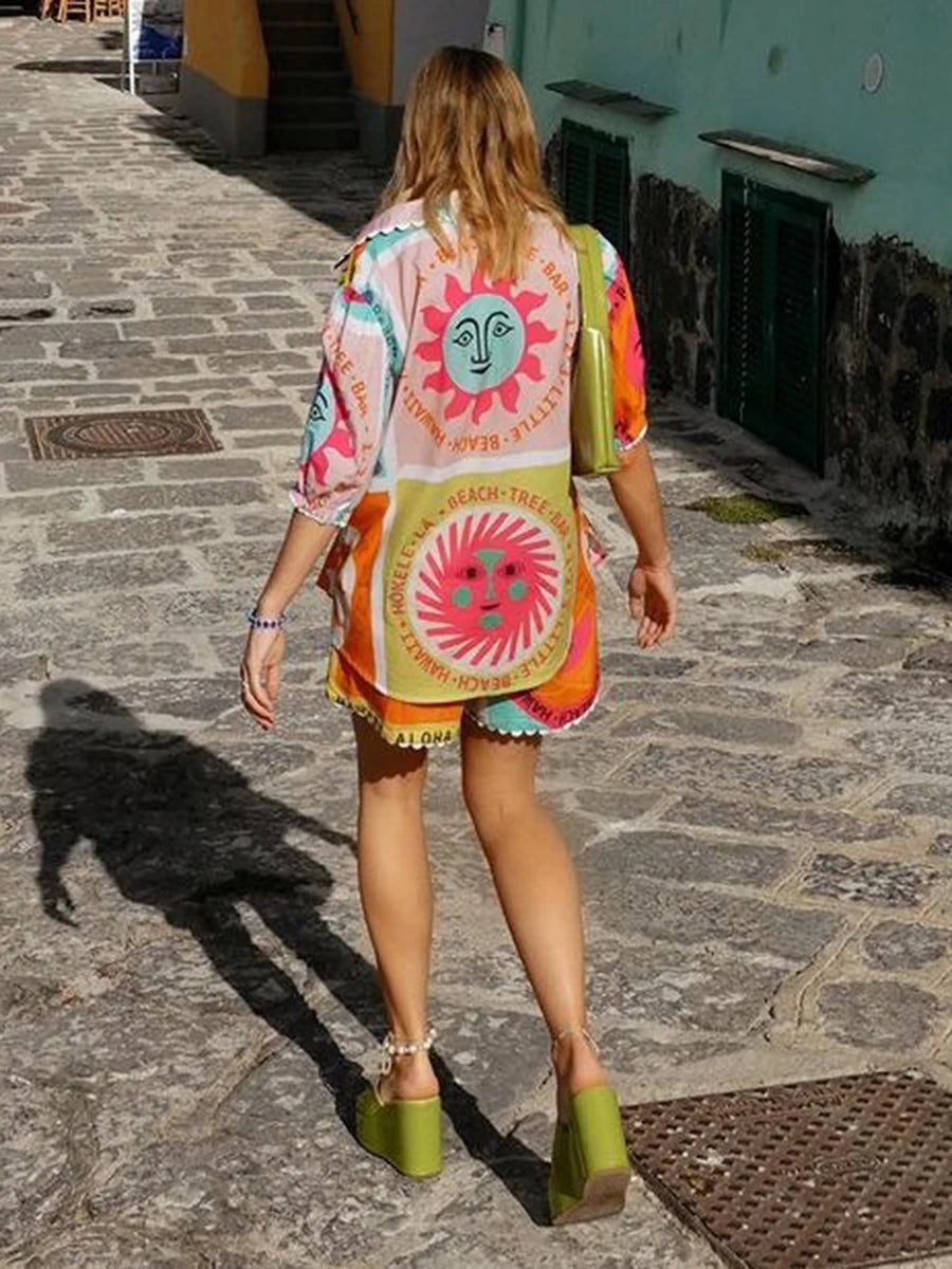 Conjunto Feminino Solar de Verão