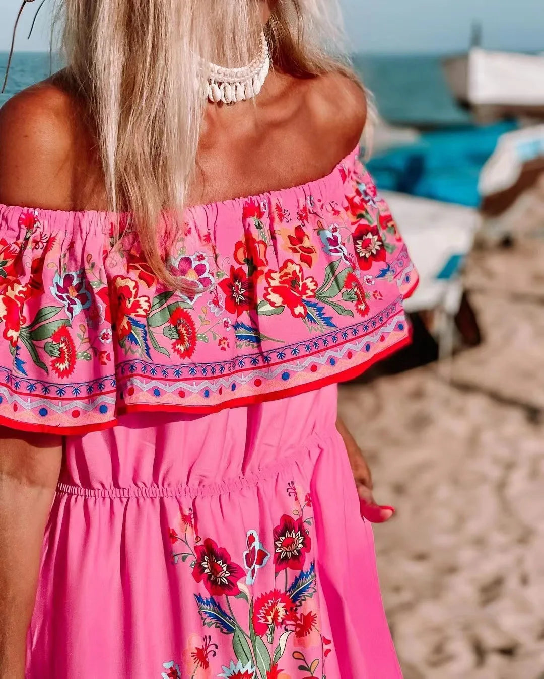 Vestido Longo Florido Frida