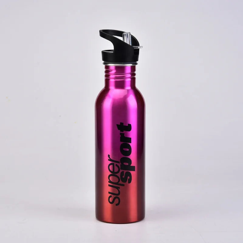 Produto Tie-dye copo de aço inoxidável de camada única, esportes ao ar livre garrafa de água com palha, portátil, 2024 - 1