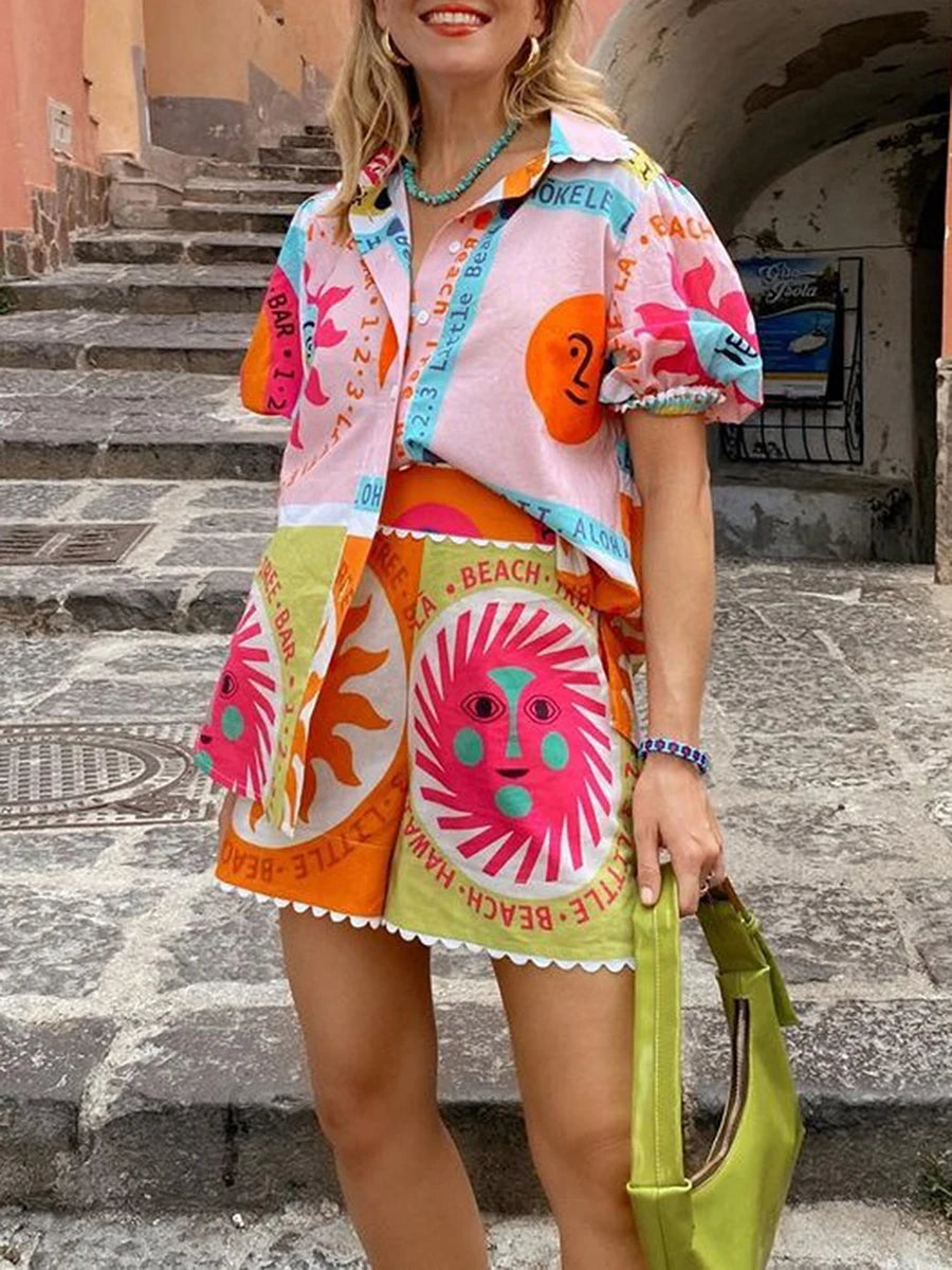 Conjunto Feminino Solar de Verão