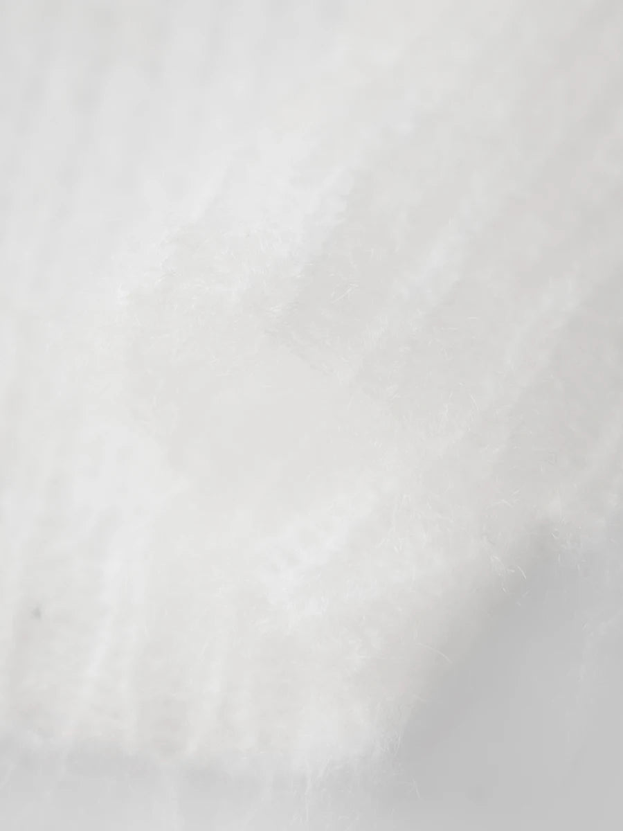 Cardigan Branco com Listras