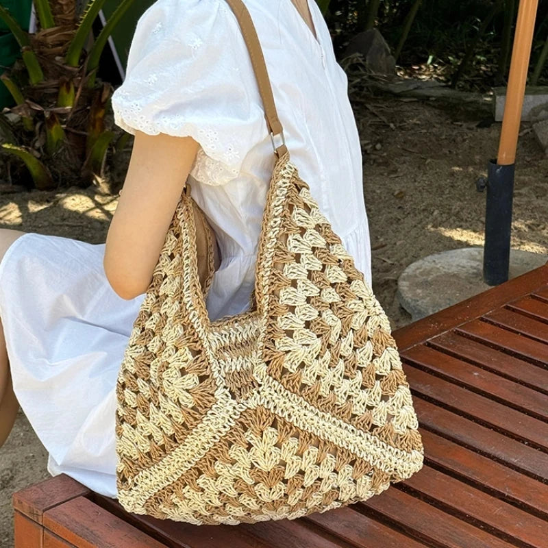 Bolsa de Crochê chic Feito à mão