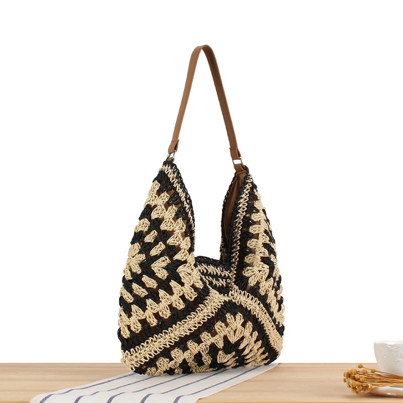 Bolsa de Crochê chic Feito à mão